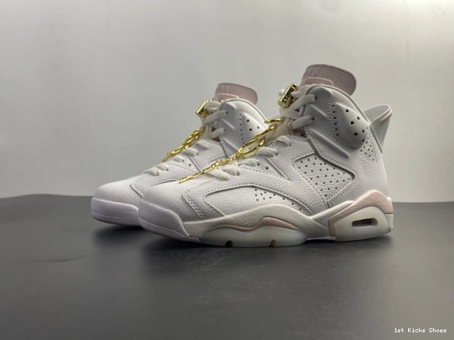 1st Kicks Jordan Gold (W) 6 Retro DH9696-100 Hoops Air 0801